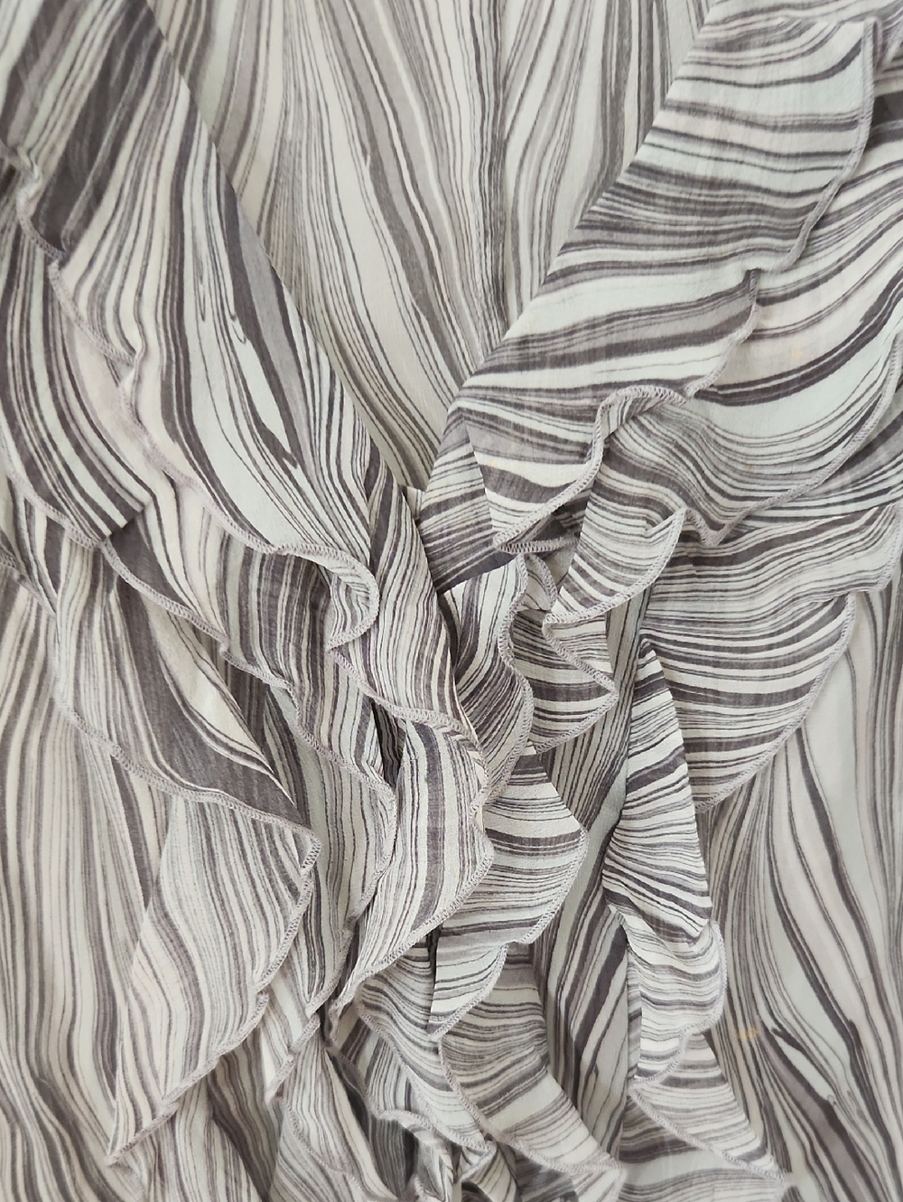 Silk Ruffle Blouse - Picture 3 of 10